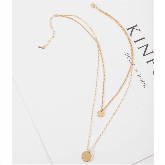 💕 dainty two layer necklace 💕 - Picture 3 of 6